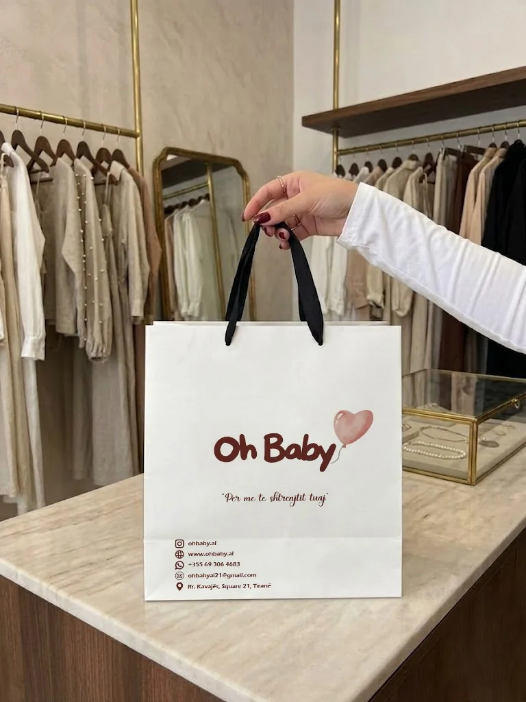 Çantë kartoni e personalizuar për Oh Baby