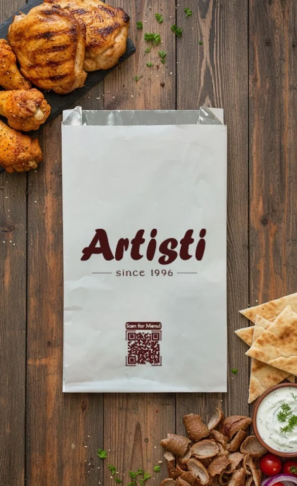 Qese ushqimi e personalizuar për Artisti